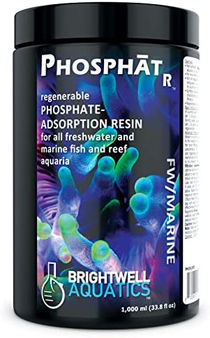 Brightwell Aquatics PhosphatR-Deniz Balıkları ve Resif Akvaryumları için Rejenere Fosfat Giderici Filtre Reçinesi