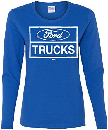 Sıkıntılı Ford Trucks Kadın Uzun Kollu T-Shirt F150