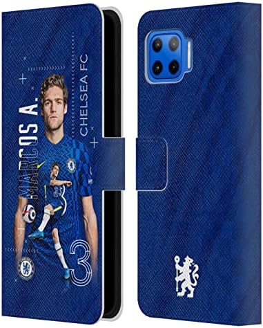 Kafa Vaka Tasarımları Resmi Lisanslı Chelsea Futbol Kulübü Christian Pulisic 2021/22 Ilk Takım Deri Kitap Flip Case Kapak Motorola