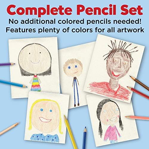 Faber-Castell Dünya Renkleri Renkli Kalem Okul Paketi - Geleneksel ve Cilt Tonu Renkli Kalemler-300 Boyama Kalemi ve 12 Kalemtıraş