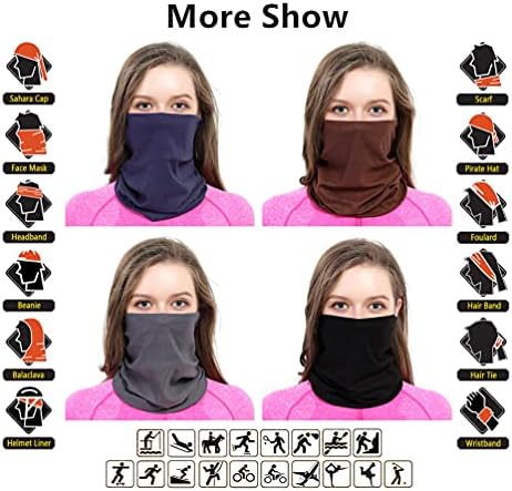 VANCROWN Boyun Tozluk Kafa Şapkalar Başkanı Wrap Yüz Maskesi Sihirli Eşarp Bandana Erkekler ve Kadınlar için