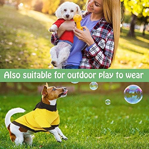 Pet Giyim Köpek İlkbahar ve Sonbahar Stil Kapşonlu Hoodie Casual Stil Küçük pet Parti Giysileri (Beyaz Çizgili, Orta Boy)
