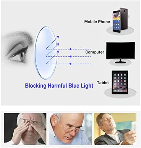 Yeni Elmas Kesim Bifokal Ilerici Ve Anti-Mavi Gözlük Ultralight okuma gözlüğü, ılerici Multifocus okuma gözlüğü Mavi ışık Engelleme,