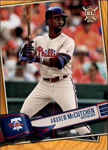 2019 Büyük Lig Altın Beyzbol 265 Andrew McCutchen Philadelphia Phillies Resmi MLB Ticaret Kartı Topps