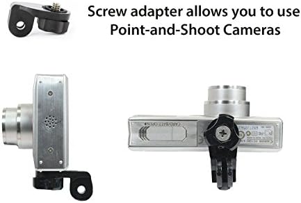 ASOCEA Eylem Kamera Dağı Evrensel Dönüşüm Adaptörü Seti (1/4 İnç 20) Tripod vidalı bağlantı Aksesuarları Sony Kamera Xiaomi veya