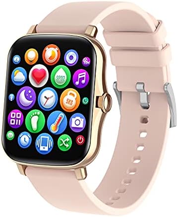 COLMI 1.69 inç akıllı saat Erkekler Kadınlar için, 2021 Yeni Yükseltilmiş Smartwatch P8plus iPhone Andriod ile Uyumlu, su geçirmez