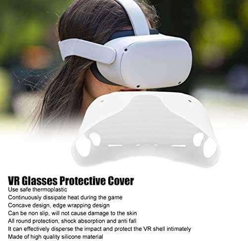 VR Gözlük Silikon Koruyucu Kapak,VR Kaymaz Cilt Silikon Kauçuk Kapak,ev Sahibi Kabuk Koruyucu Kapak için Oculus Quest 2 Ev Sahibi