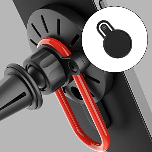 Homyl Manyetik Telefon Tutucu Araba Hızlı Şarj Hava Firar & Dashboard Telefon 12 Aksesuarları için Standı-Siyah Düzenli
