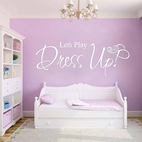 Homefulcomely PVC Duvar Çıkartmaları İngilizce Giyinmek Vestiyer Çocuk Yatak Odası Ev Dekorasyon greenWallpaper22. 9cm x 61 cm