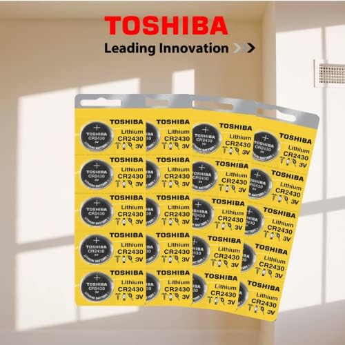 Toshiba CR2430 Pil 3V Lityum Madeni Para Hücresi (80 Pil)