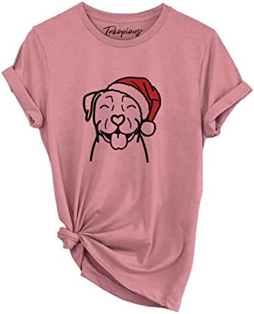 Inkopious Noel Baba Şapkası Pitbull Tişörtü