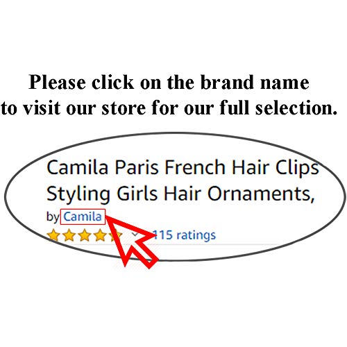 Camila Paris CP2399 Fransız Saç Klipler, Büyük Yan Slayt Saç Klipler için Hacim Saç, Güçlü Tutun Hiçbir Kayma Kavrama, Kızlar