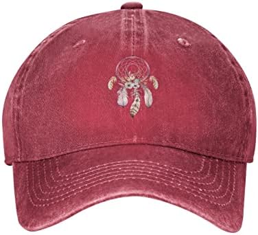 Bdhjydb Dreamcatcher Çocuk Şapkaları kovboy şapkası Ayarlanabilir beyzbol şapkası Erkek Kız için