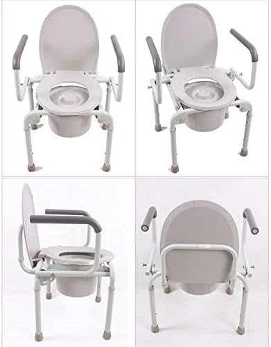 AIAI: yüksekliği Ayarlanabilir duş Dışkı tuvalet koltuk-Kaymaz Güçlü Inşaat lastik ayaklar ıslak Odası için Yaşlı Engelli Hamile