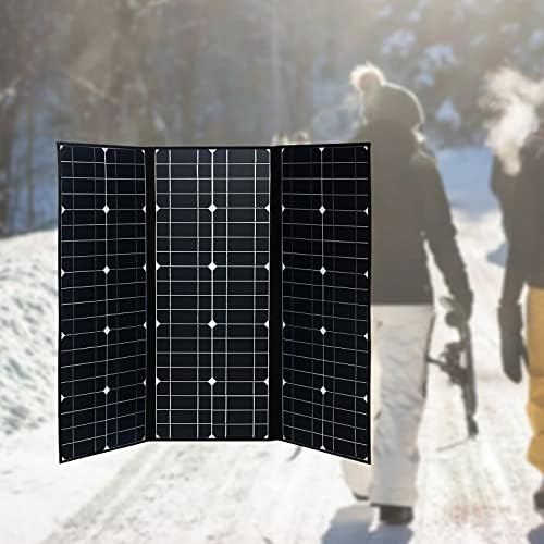 Prettyıa Katlanabilir Güneş Paneli – Kamp, Cep Telefonu, Tablet ve Pil Cihazları için 200W Taşınabilir Esnek Güneş Panelleri