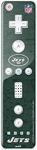 Skinit Çıkartması Oyun Cilt Wii Uzaktan Kumanda ile Uyumlu - Resmi Lisanslı NFL New York Jets Sıkıntılı Tasarım
