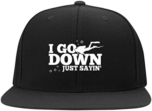 UrVog Aşağı Sadece Söyleyerek Komik Dalış Dimi Kap-Yüksek Profilli Snapback Şapka-Dalgıç Şapka