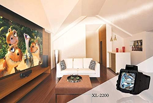 Tawelun XL-2200 Uyumlu TV Arka Projeksiyon Yedek Lamba için Konut ile KDF-55XS955, KDF-60WF655, KDF-60XS955, KDF-E55A20, KDF