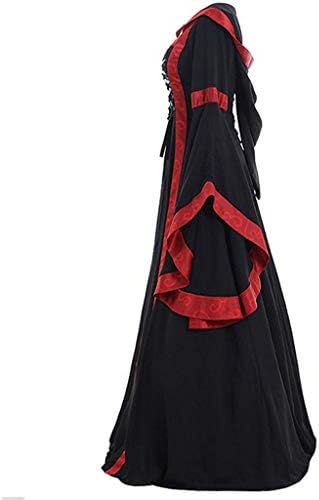 Bayan Rönesans Vintage Elbise Balo Gotik Ortaçağ Kostüm Maxi Elbiseler Artı Boyutu Cadılar Bayramı Cosplay süslü elbise