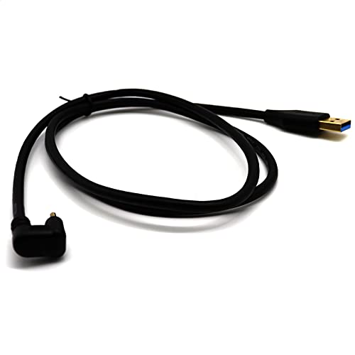MOTONG USB 3.0 U-Şekilli USB C Kablosu, altın Kaplama USB 3.0 Erkek Tipi C Erkek şarj kablosu kablosu için Dizüstü/Tablet (1