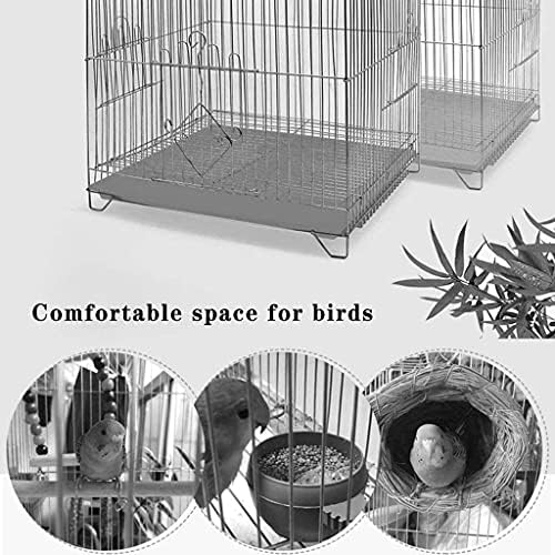 Büyük Kuş Kafesi, Papağan Kuş Kafesi Kuş Kafesleri için Parakeets, Parakeet Kafes Kapak Ev Kuş Kafesi, Küçük Demir Papağan Kafesi,