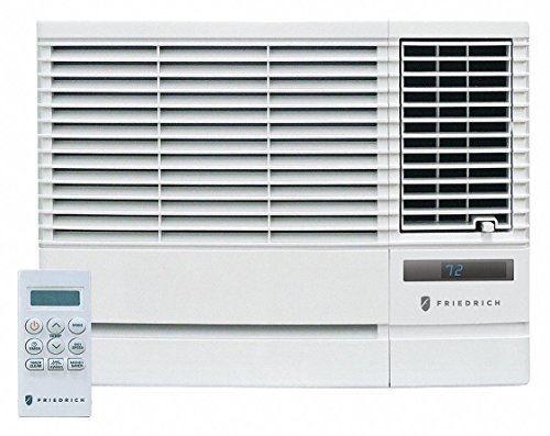 Friedrich 115 pencere klima w/ısı, 7500 BtuH soğutma, Tasarımcı beyaz, İçerir: LCD uzaktan kumanda,