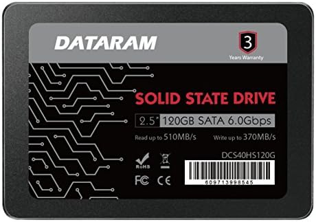 DATARAM 120 GB 2.5 SSD Sürücü Katı Hal Sürücü MSI Z270 Tomahawk Opt Boost ile Uyumlu