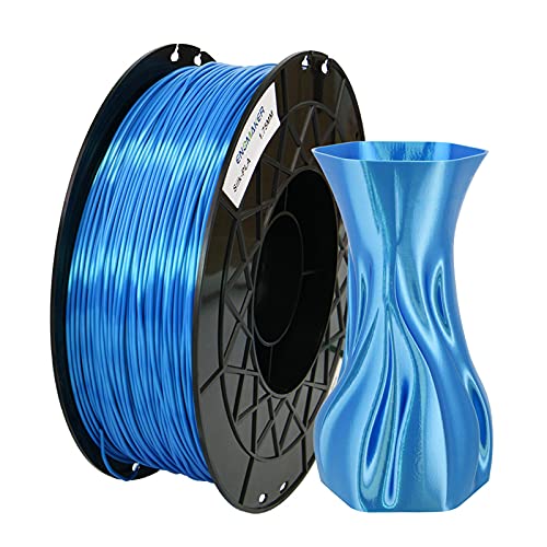 ENOMAKER 3D Yazıcı İpek PLA Mavi 1.75 MM Filament için Creality CR-10 V2 Ender 3, Ender Pro, Ender 5, Ender 3 pro V2