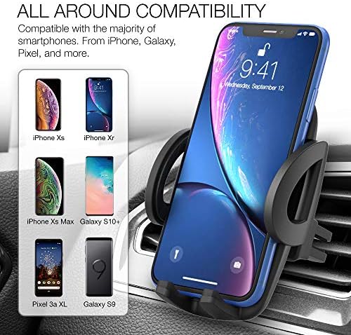 XDesign Hava Firar Araç Montaj Premium Evrensel Telefon Tutucu Cradle ile Uyumlu iPhone 12 Pro Max 11 Pro iPhone XR SE 2020 8
