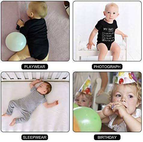 SOBOWO Komik Kelimeler Bebek Bebek Bodysuit Tek Parça Gömlek Yenidoğan Kız Erkek için