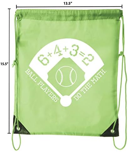Mato & Hash Boys İpli Sırt Çantası Beyzbol Çantaları 1-10 Paket Toplu Seçenekler - 3PK Kireç CA2500Baseball S6
