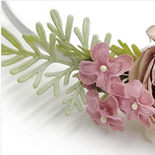 Dosige gül çiçek kafa bandı çiçek başlığı saç aksesuarı giyen ve parti dekorasyon bebekler çocuklar için