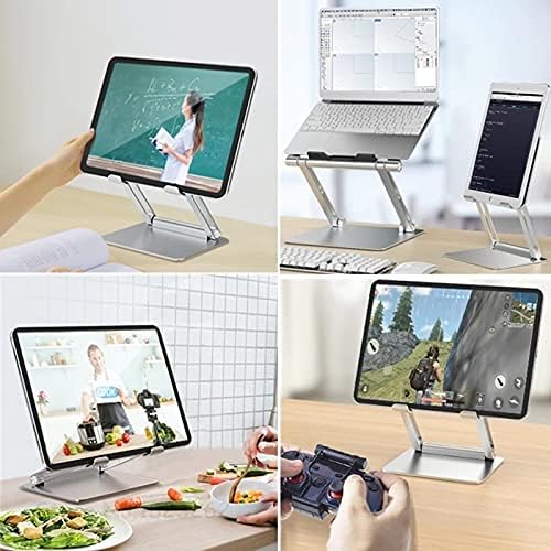 DİAOD Ayarlanabilir Tablet Standı Alüminyum Alaşım Tablet Tutucu Masaüstü Eller Serbest Tablet Standı için 14 inç