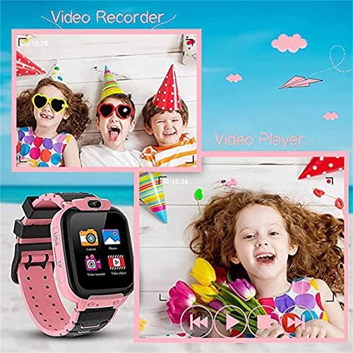 hhscute akıllı saat,Çocuklar için akıllı saat 8-12 akıllı saatler Çocuklar akıllı saat 1.54-inç HD Ekran akıllı saat Kızlar için