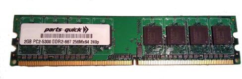 MSI Anakart için 2 GB Bellek P965 Platin DDR2 PC2-5300 667 MHz DIMM ECC Olmayan RAM Yükseltme (PARÇALARI-hızlı Marka)