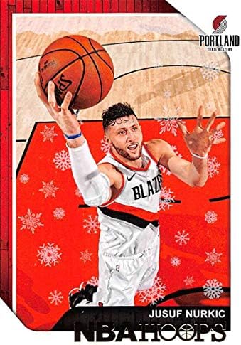2018-19 NBA Çemberler Kış Tatil 188 Yusuf Nurkic Portland Trail Blazers Resmi Panini Basketbol Kartı