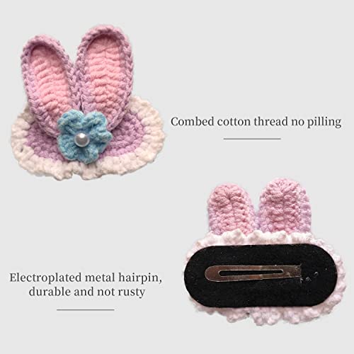 Saç tokası, Foxzoila 3D Tavşan Kulaklar Saç Tokalarım El Yapımı Saç Tokası Kızlar, Gençler, Kadınlar ve Evcil Hayvanlar