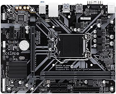 Bilgisayar Anakart Gigabyte GA H310M S2 için Fit (Rev. 1.1) Intel H370 DDR4 USB3. 1 Mikro-ATX 32G Çift Kanal Desteği 8 9 Gen