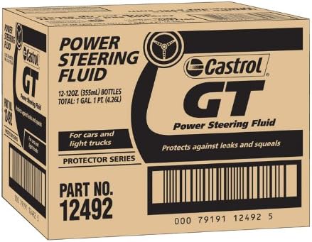 Castrol 12492 - 12PK GT Hidrolik Direksiyon Sıvısı-12 oz, (12'li Paket)