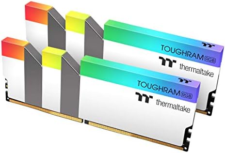 Thermaltake TOUGHRAM RGB Beyaz DDR4 3600 MHz 16 GB (8 GB x 2) 16.8 Milyon Renk RGB Alexa / Razer Chroma / 5 V Anakart Syncable