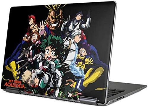 Skinit Çıkartması Laptop Cilt ile Uyumlu Yoga 710 14in-Resmen Lisanslı Funimation My Hero Academia Ana Poster Tasarım