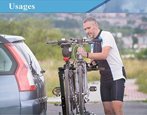 En iyi Arkadaşları 4-Bisikletleri Hitch Dağı Raf, Bisiklet Taşıyıcı için Otomobil, Kamyon, SUV ve minivan ile 2 Hitch Alıcı…