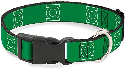 Toka-Aşağı Kedi Yaka Ayrılıkçı Yeşil Fener Logosu Yeşil Beyaz 9 ila 15 İnç 0.5 İnç Genişliğinde