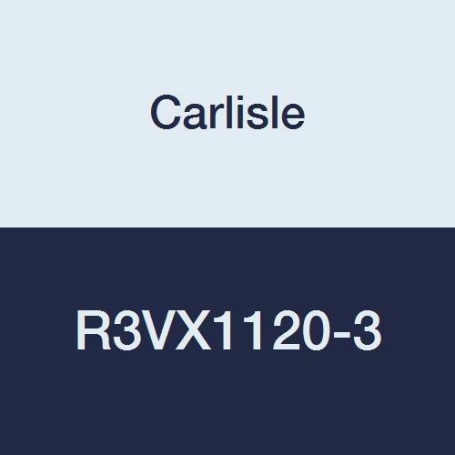 Carlisle R3VX1120-3 Kauçuk Güç Kama Dişli Bant Bantlı Kemer, 3 Bant, 3/8 Genişlik, 5/16 Kalınlık, 113.1 Uzunluk