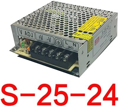 Ortalama kuyu MW S-25-24 24 V 1.1 A 26.4 W 99x97x35mm Anahtarı Güç Kaynağı