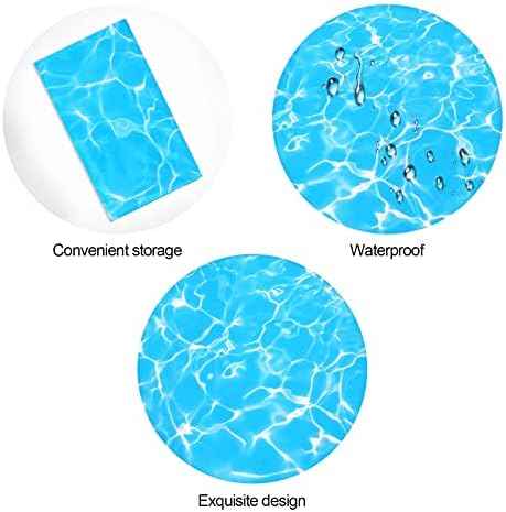 2 pcs Okyanus Dalgaları Plastik Tablecover için Okyanus Parti Dekorasyon, tek Kullanımlık Masa Örtüsü Altında Deniz masa Örtüsü