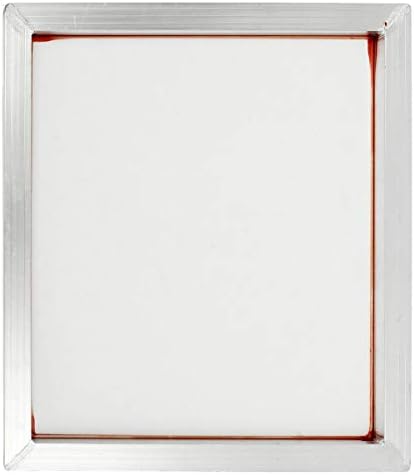 INTBUYING 6 Adet 23 x 31 Serigrafi Çerçeve Örgü Önceden Gerilmiş Alüminyum Iç Boyutu 20x28 inç (160 (64 T) Beyaz Örgü)