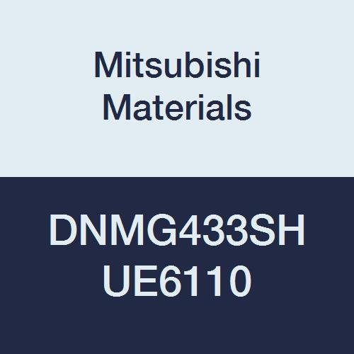 Mitsubishi Malzemeleri DNMG433SH UE6110 CVD Kaplamalı Karbür Delikli DN Tipi Negatif Tornalama Ucu, Eşkenar Dörtgen 55°, 0.5