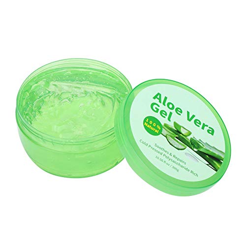 300g Aloe Vera Jel, Sivilce Kaldırmak Gözenekleri Küçültmek Güneş Sonrası Onarım Aloe Vera Jel, Yüz Cilt Bakımı Nemlendirici