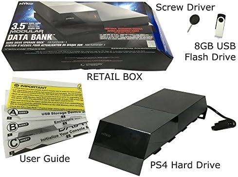 Avolusion (AVPS4HD-N4T) 4 TB (Playstation 4) PS4 Sabit Disk-2 Yıl Garanti (Nyko Veri Bankası + 4 TB HDD)